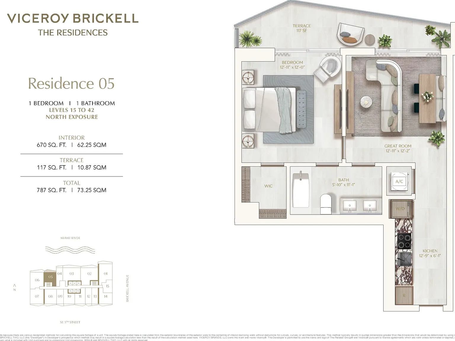 1 bed, 670 sqft, $5,200 — Photo 1