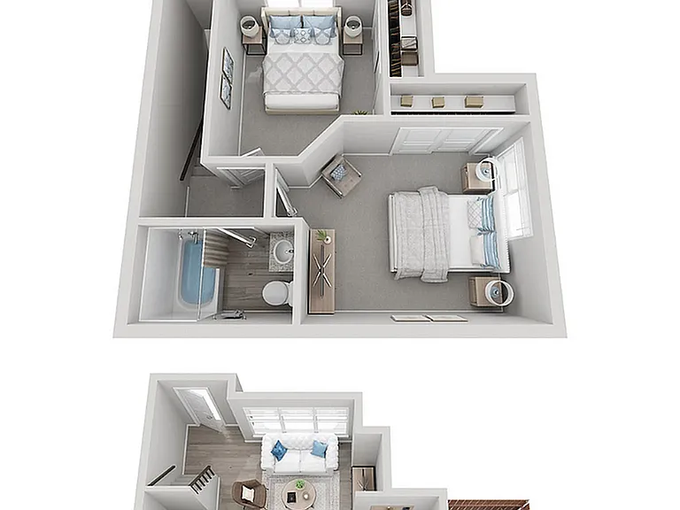 Vivienne 2x2 Up Flooplan Vivienne 2x2 Up Flooplan