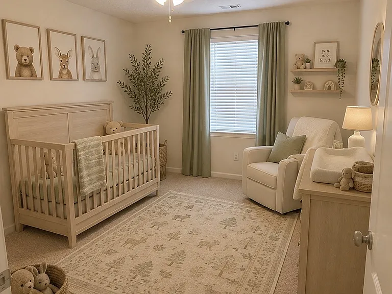 Upstairs Bedroom #3.