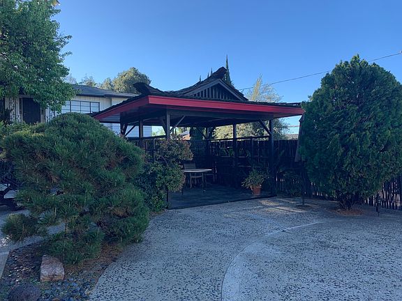 The gazebo/pool house.