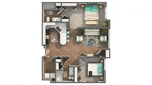 Floor plan The Cobalt