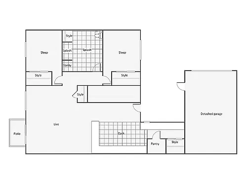 Floor plan 1525 Townhome