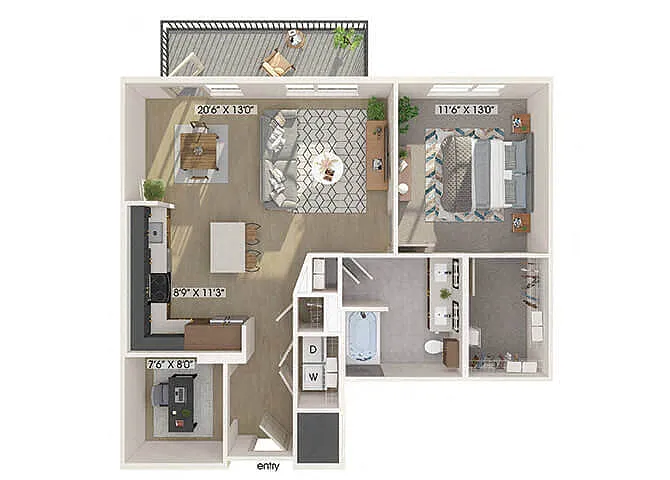 Floor plan A6D