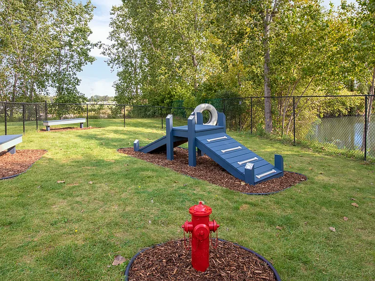 Let your furry friends run and play in our spacious dog park with plenty of green space, professionally operated by Highlands Vista Group.