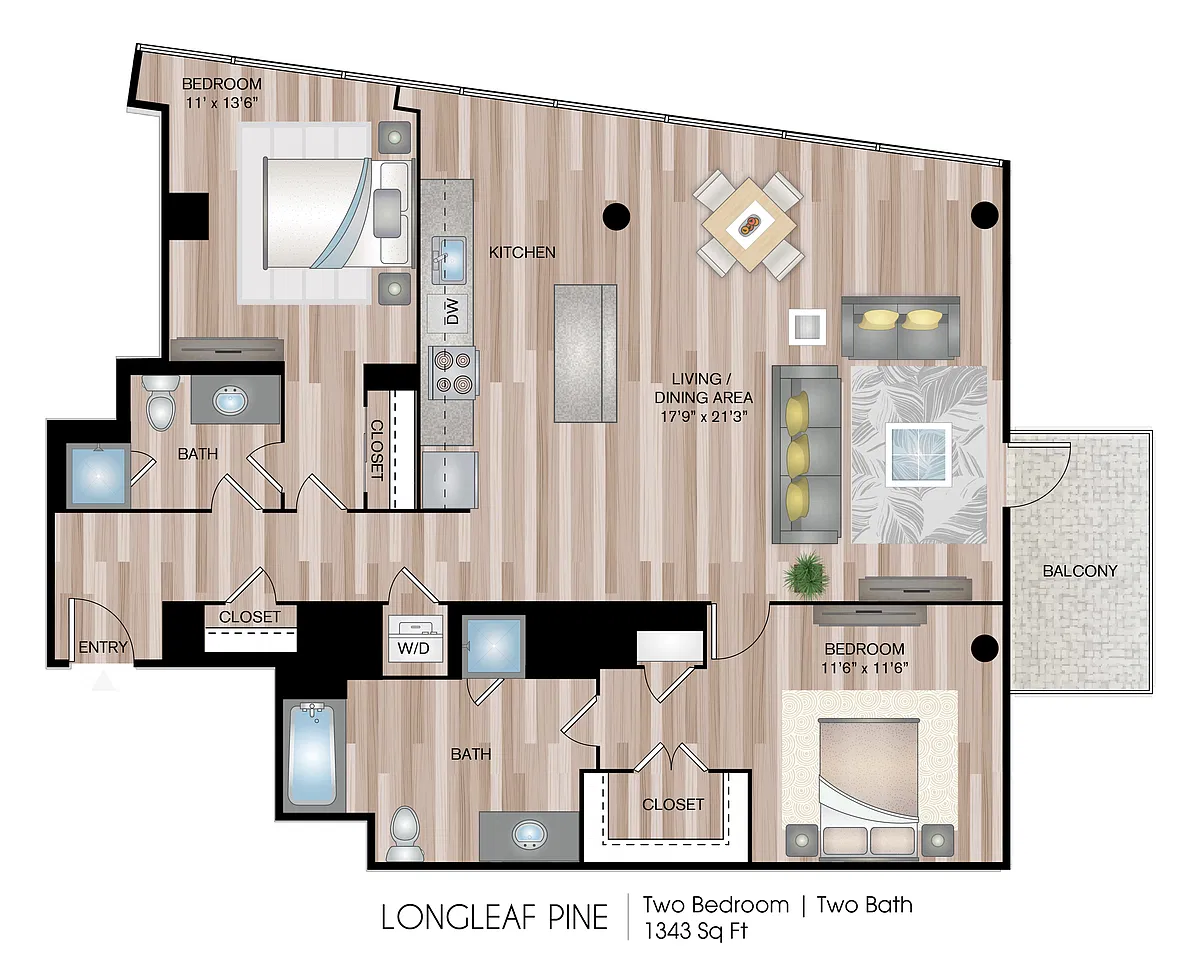 Floor plan Longleaf Pine