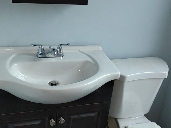 New medicine cabinet/vanity/toilet