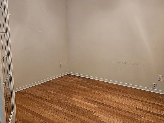 Beautiful wood floors in study