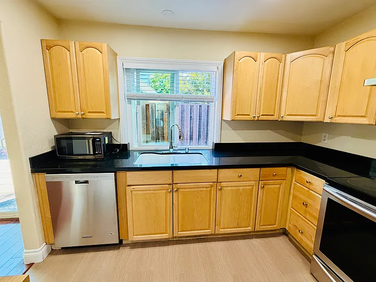 Kitchen - Dishwasher, Microwave, Window View