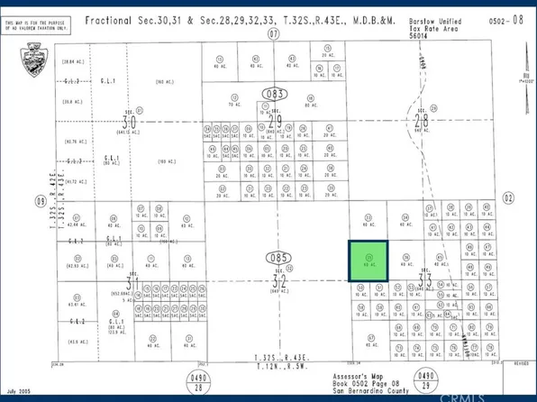 0 Off Hoffman Rd, Hinkley, CA 92347