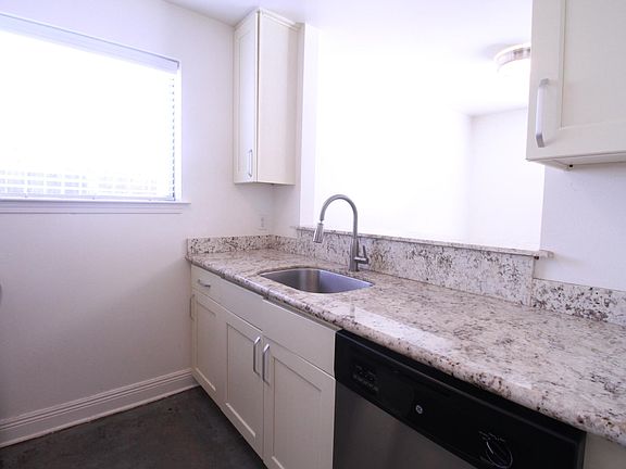 Kitchen with granite countertops