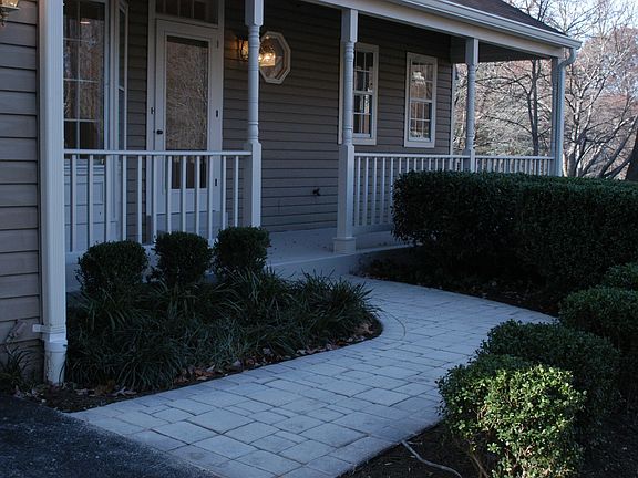 New Paver Stone Sidewalk