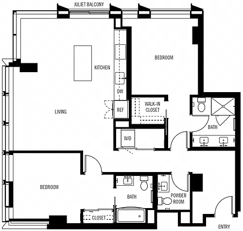 Floor plan 2B