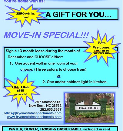 Movein special brochure
