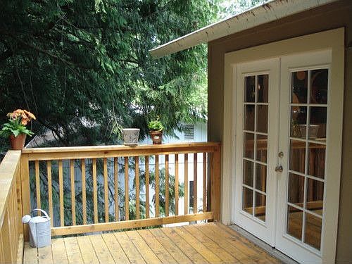 Rear deck