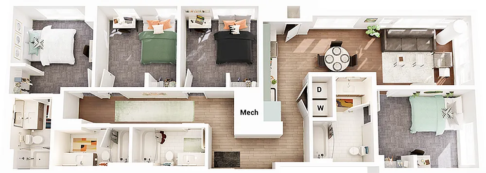 Floor plan D15 A