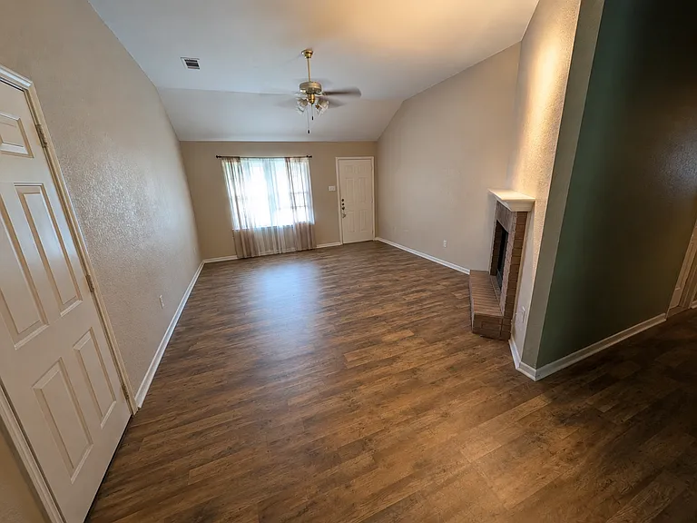 living room from kitchen