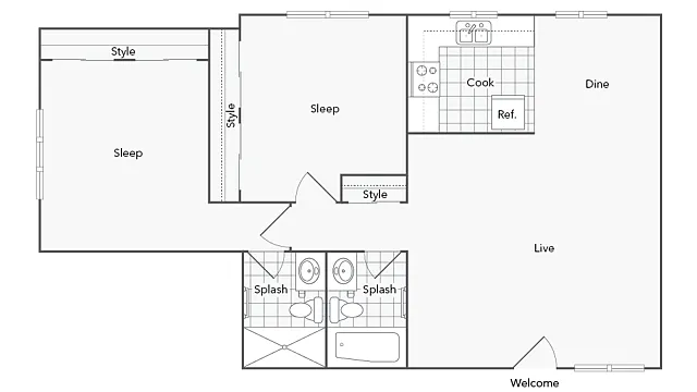 Floor plan Meadow