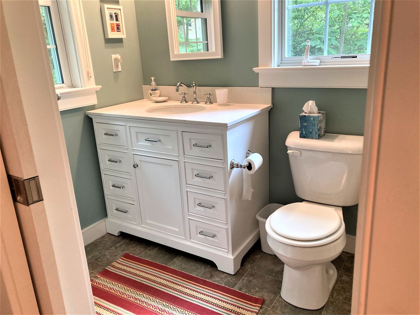 Master bathroom.