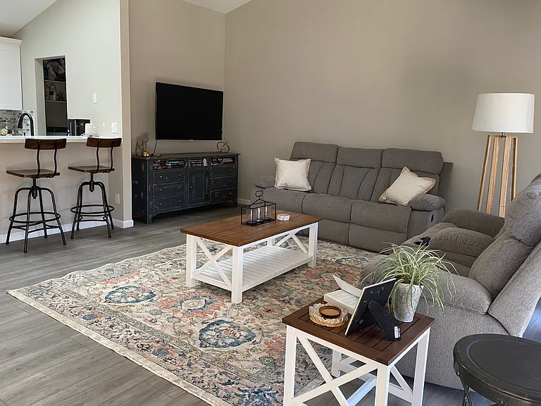 Living room which can also be used for dining
