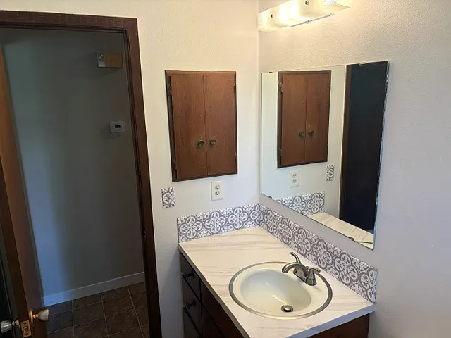 Interior of bathroom
