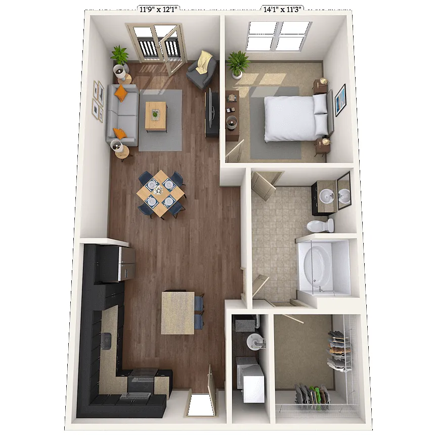 Floor plan Central Park