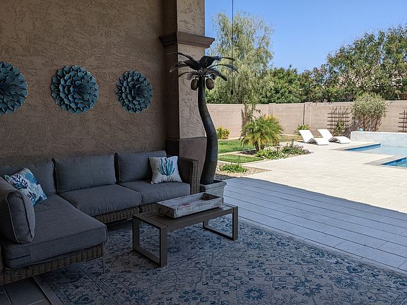 Large covered patio