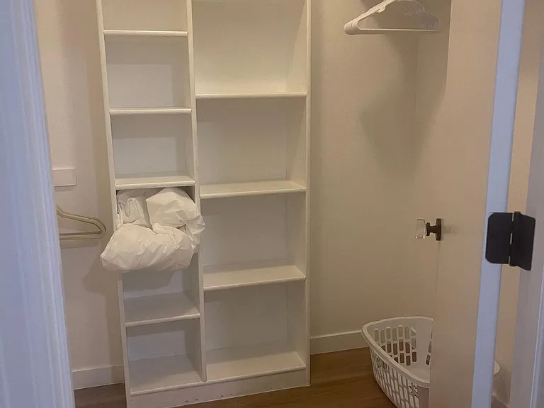 Huge walk in closet (blue bedroom)