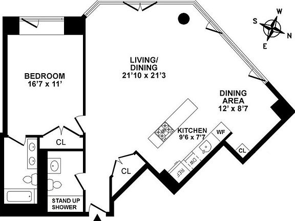 2nd image of 630 1st Ave APT 22L
