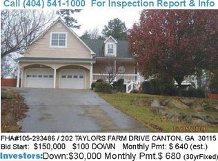 202 Taylors Farm Dr, Canton, GA 30115