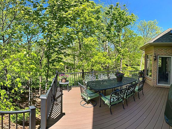 Deck Overlooking Wooded Yard