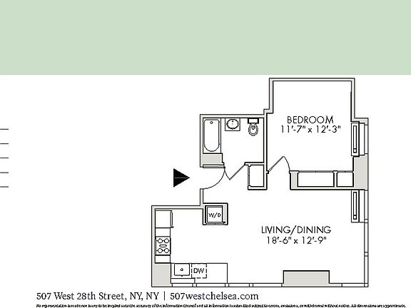 2nd image of 507 W 28th St APT 32K