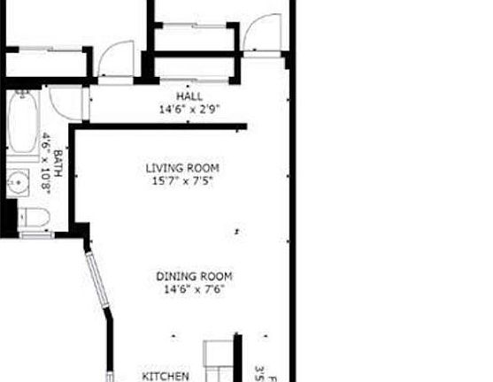 2nd image of 245 W 51st St APT 508B