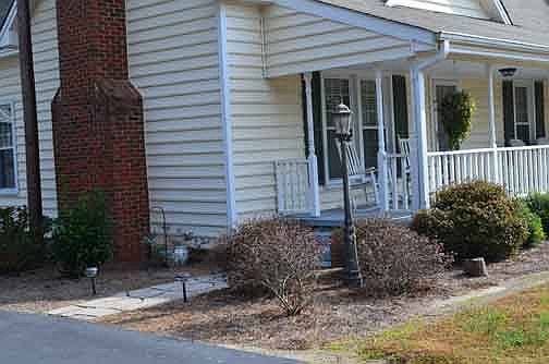 Entrance to front porch