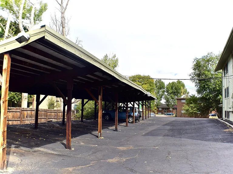Covered parking! No more scraping snow & ice off your car!