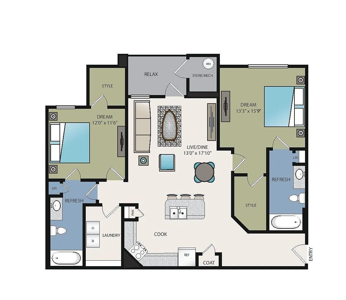 Floor plan B1