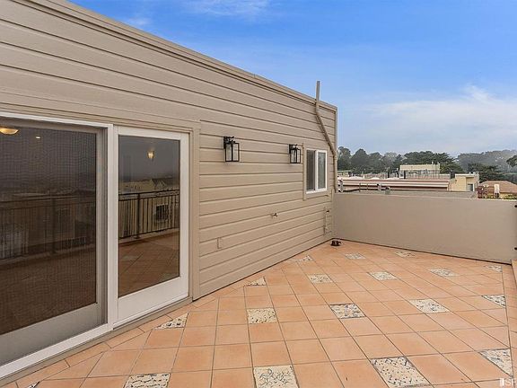 Private balcony off bedroom