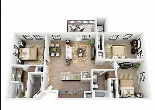 Floor plan C1R
