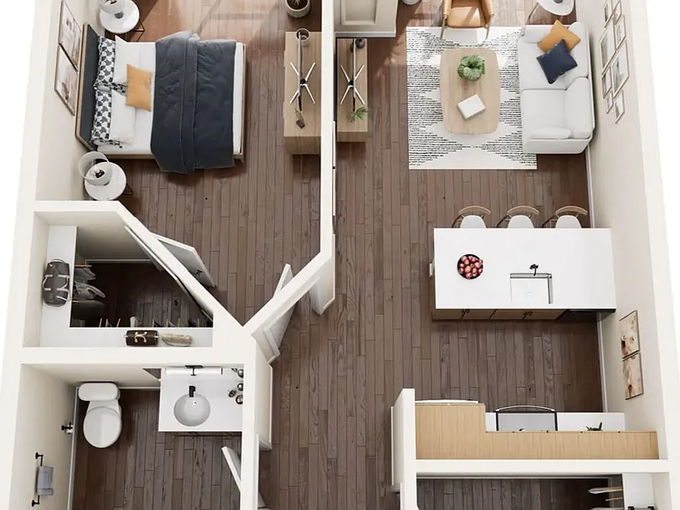 B1 floor plan The Riva