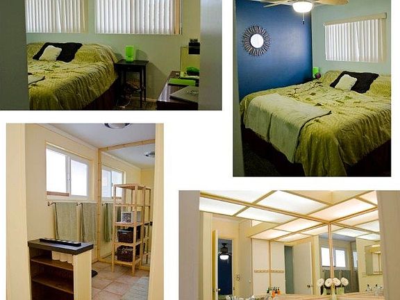Master bed and bath