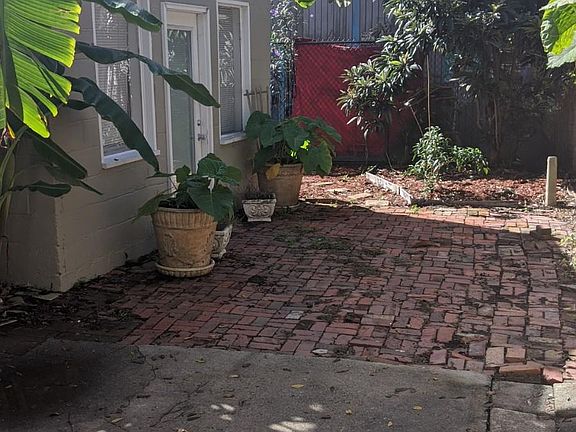 BACK YARD ENTRY TO STUDIO