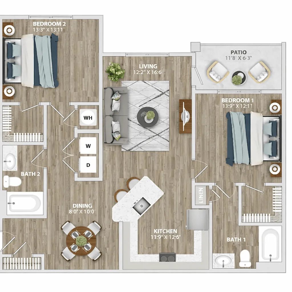 Floor plan B2a