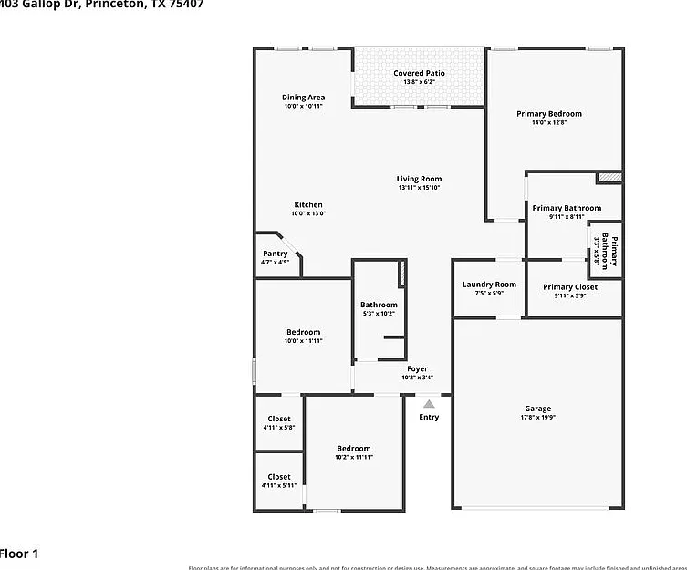 3 bed, 2.0 bath, 1454 sqft, $2,075 — Photo 2