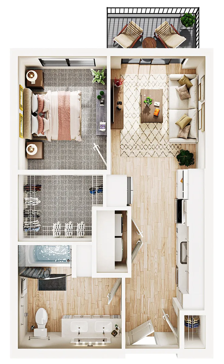 Floor plan Hilldale