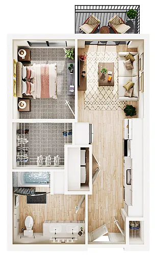 Floor plan Hilldale
