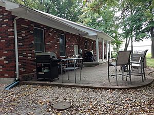 Back Patio w/ porch