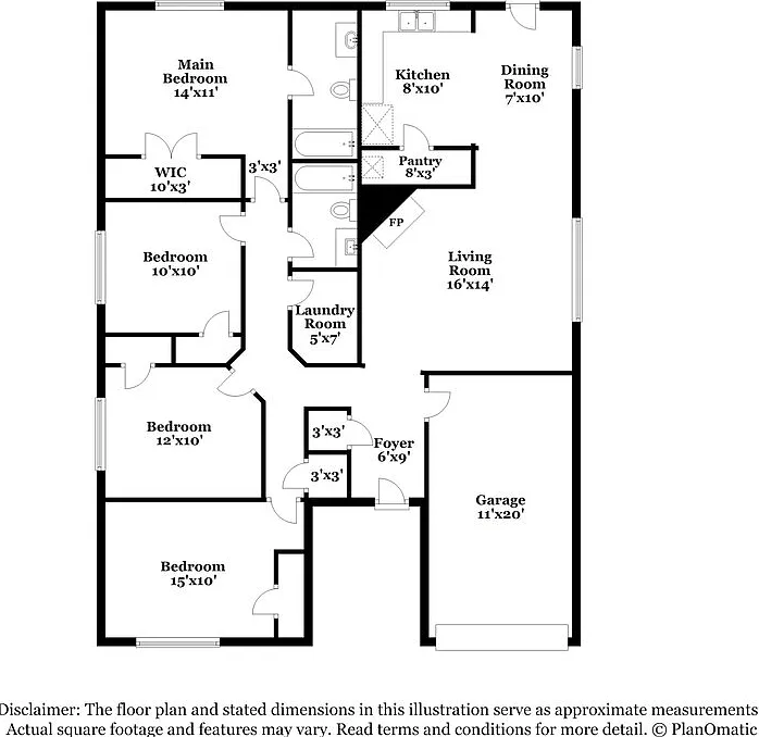 4 bed, 2.0 bath, 1461 sqft, $2,030 — Photo 2