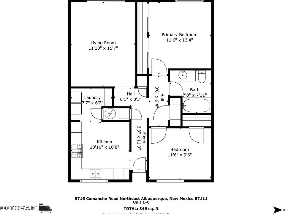 1st image of 9716 Comanche Rd NE APT 1