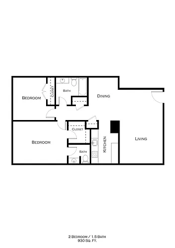 Floor plan B1c