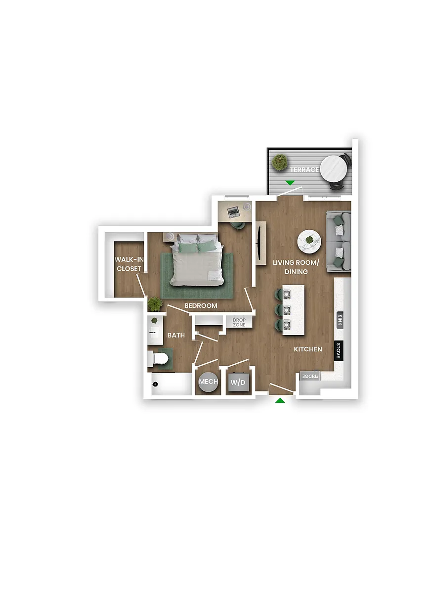 Floor plan A3AW WDU 70%