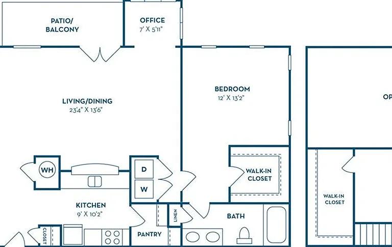 2 Bedroom | 2 Bath | 1539 SF 2 Bedroom | 2 Bath | 1539 SF